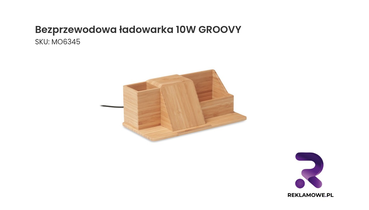 Bezprzewodowa ładowarka 10W marki GROOVY