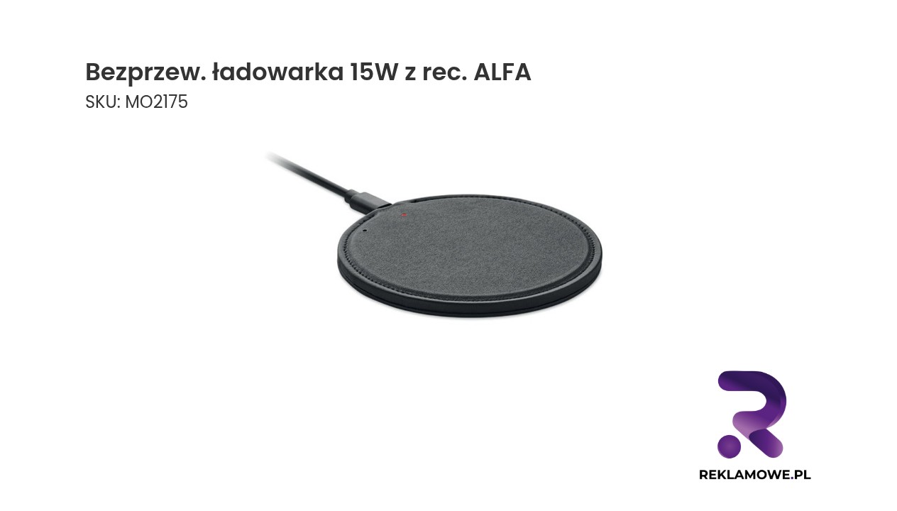 Bezprzewodowa ładowarka 15W z recenzją ALFA
