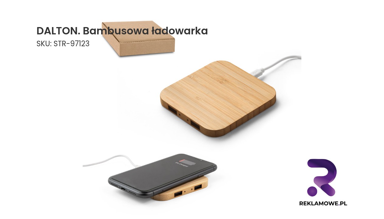 Bambusowa ładowarka Dalton