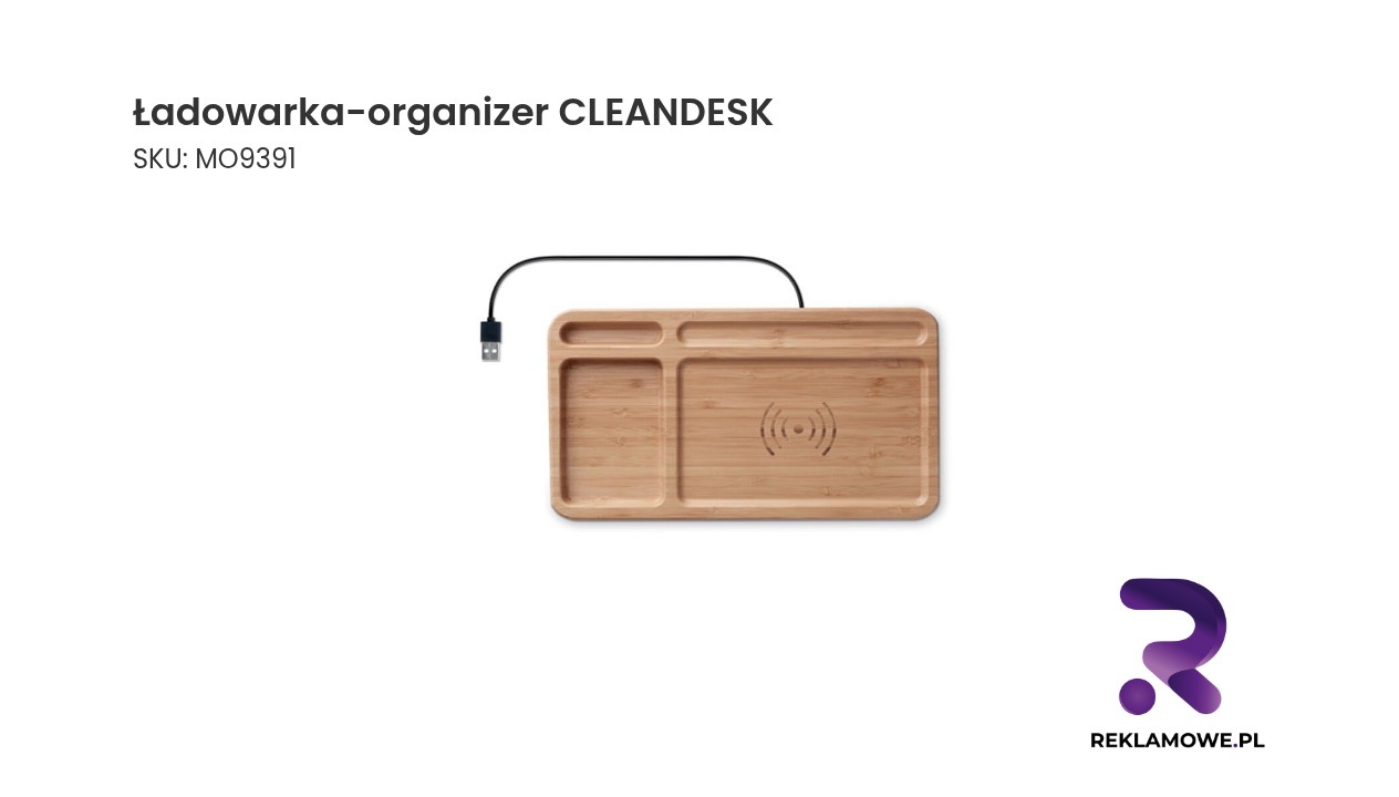Ładowarka-organizer CLEANDESK Ładowarka z organizerem CLEANDESK na biurko