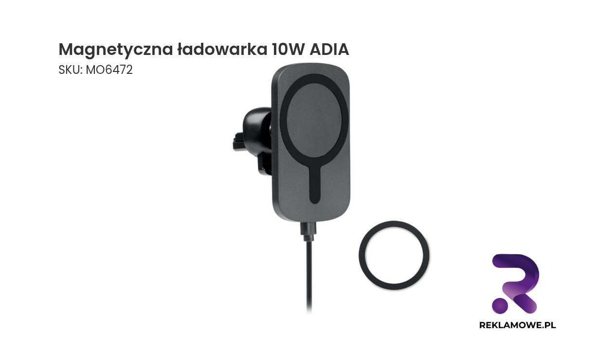 Magnetyczna ładowarka ADIA o mocy 10W