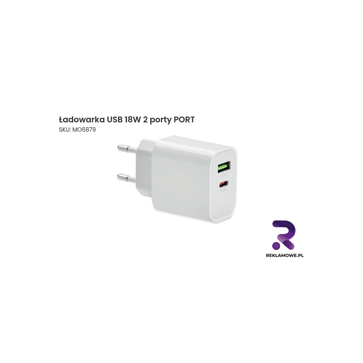 Ładowarka USB 18W z dwoma portami