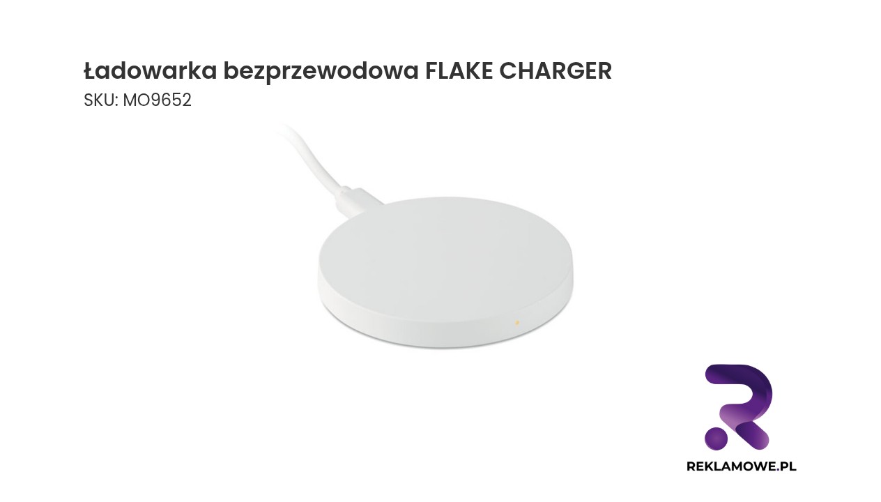 bezprzewodowa ładowarka Flake Charger na białym tle