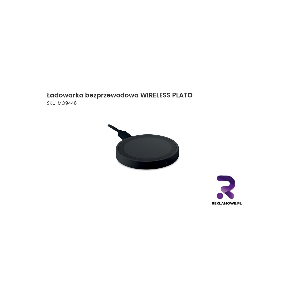 Ładowarka bezprzewodowa WIRELESS PLATO Ładowarka bezprzewodowa WIRELESS PLATO - nowoczesna ładowarka indukcyjna do smartfona
