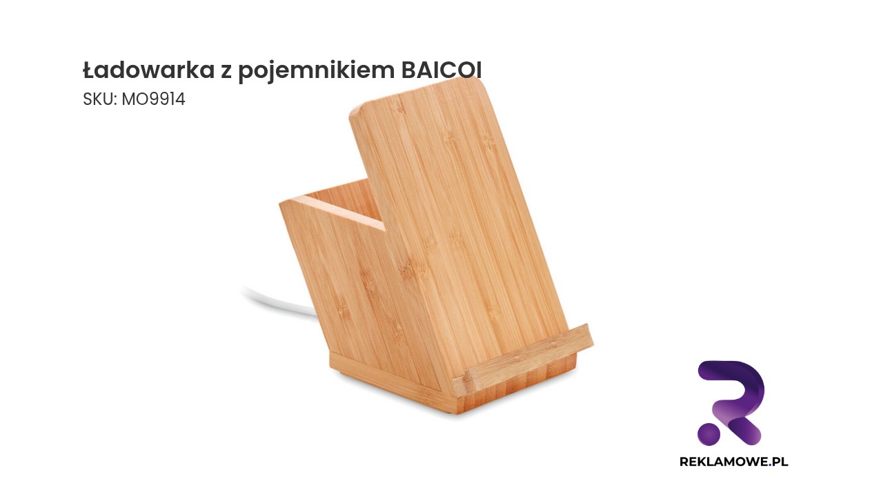 Nowoczesna ładowarka Baicoi z praktycznym pojemnikiem