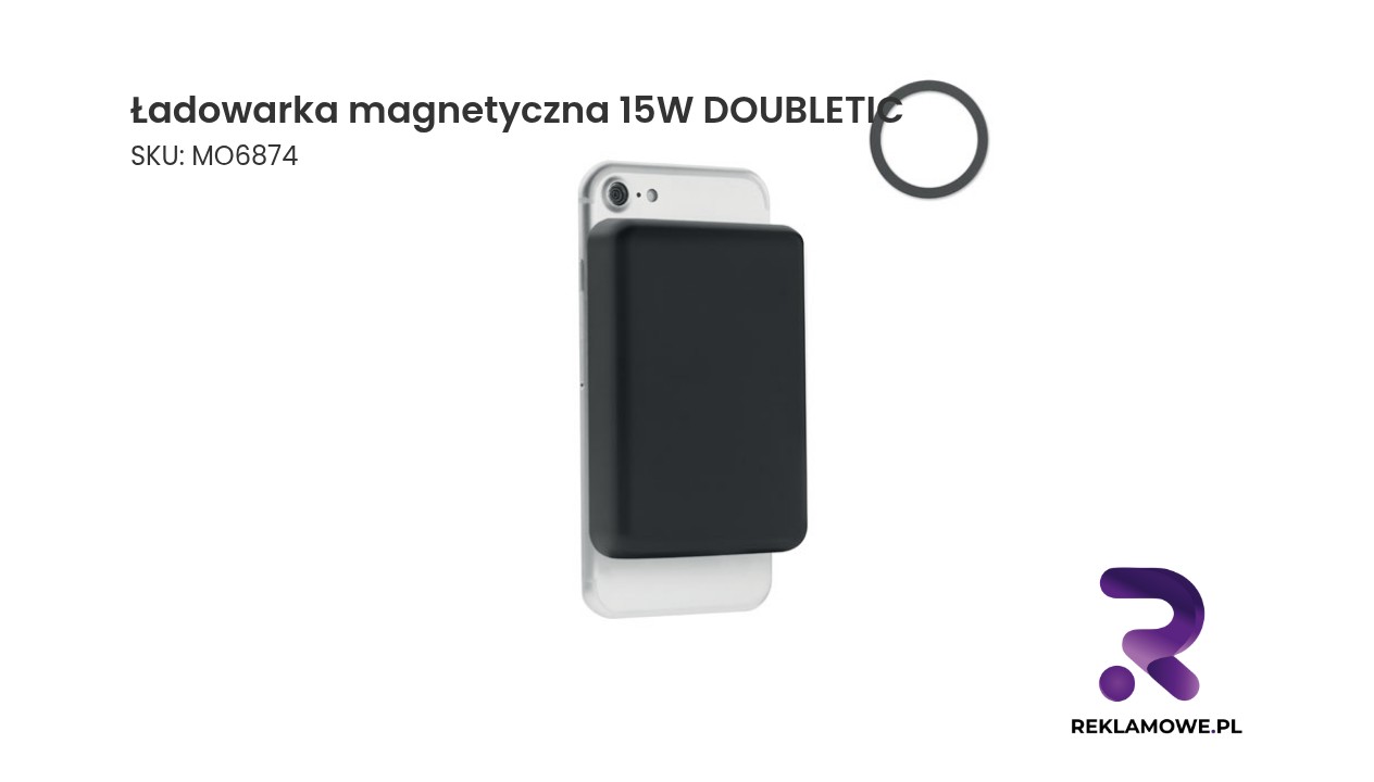 Ładowarka magnetyczna 15W marki DOUBLETIC