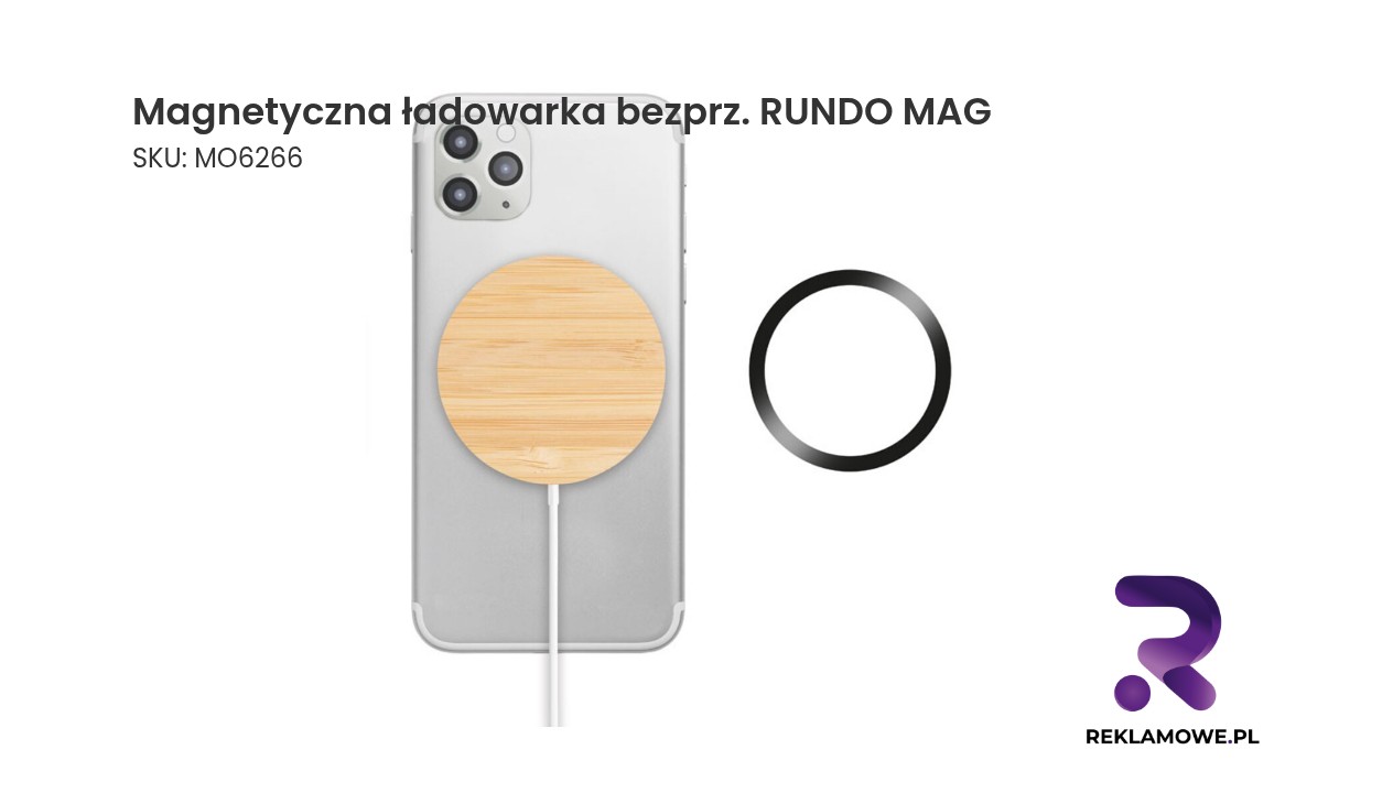 Magnetyczna ładowarka bezprzewodowa RUNDO MAG w użyciu