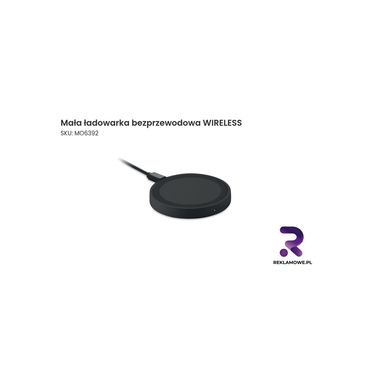Mała ładowarka bezprzewodowa WIRELESS - kompaktowa ładowarka indukcyjna